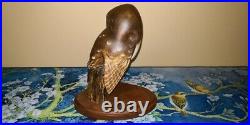 Rare Big Sky Carvers Ken White Owl Bird Sculpture Limited Masters Edition Signed