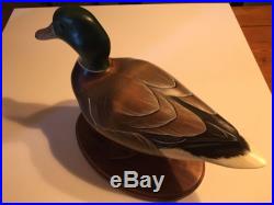 Rare Big Sky Carvers Mallard Duck Ashley Gray Wood Sculpture Numbered Signed