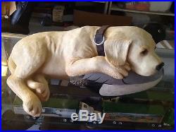 Rare Big Sky Carvers Practiced Pup Bradford Williams Yellow Lab And Duck