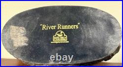 Rare Big Sky Carvers River Runners Wild Horses Fountain Marc Pierce Sculpture