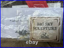 Rare Big Sky Carvers River Runners Wild Horses Fountain Marc Pierce Sculpture
