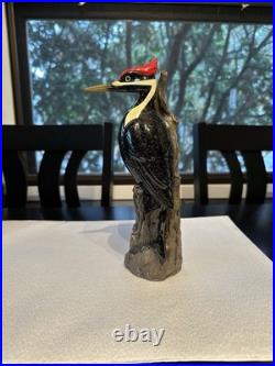 Rare Big Sky Carvers Sand Cast Woodpecker Deep Woods Prince Sculpture Pileated