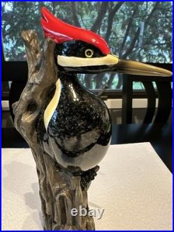 Rare Big Sky Carvers Sand Cast Woodpecker Deep Woods Prince Sculpture Pileated