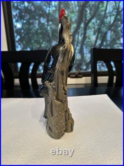 Rare Big Sky Carvers Sand Cast Woodpecker Deep Woods Prince Sculpture Pileated