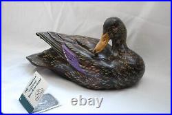 Rare Big Sky Carvers The Masters' Editions Woodcarvings Knave Duck Carving