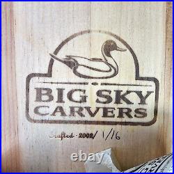 Rare Big Sky Carvers The Masters Editions wildlife Woodcarvings Duck Authentic