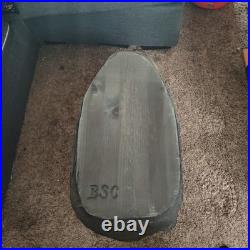 Rare Big Sky Carvers Wooden Bear and Marble Table Top Carving