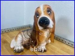 Rare COOKIE JAR Bassett Hound Dog, Big Sky Canine Phyllis Driscoll