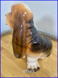 Rare COOKIE JAR Bassett Hound Dog, Big Sky Canine Phyllis Driscoll