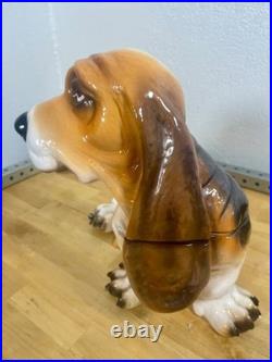 Rare COOKIE JAR Bassett Hound Dog, Big Sky Canine Phyllis Driscoll