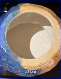 Rare Fat Bird Bluebird Cookie Jar Big Sky Carvers Phyllis Dricsoll HTF