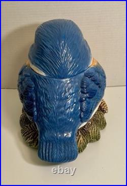 Rare Fat Bird Bluebird Cookie Jar Big Sky Carvers Phyllis Dricsoll Salt Shakers