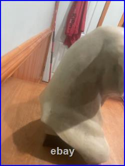 Rare Pamela Shawley Weaver Yellow Labrador Retriever Sculpture Big Sky Carvers