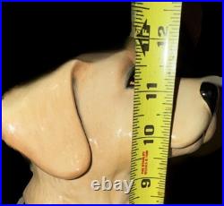 Rare Yellow Lab 12 Cookie Jar by Big Sky Carvers Canine Kitchen Collection 2001