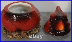 Retired Fat Cardinal Cookie Jar Phyllis Driscoll Big Sky Carvers 10 Free Ship