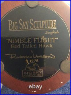 Richard Lawson Signature Coll. Sculpture NIMBLE FLIGHT #A0075 Big Sky Carvers