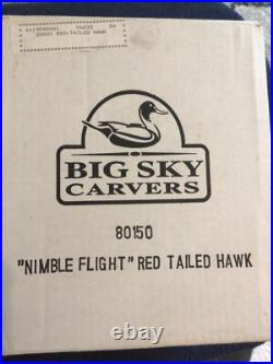 Richard Lawson Signature Coll. Sculpture NIMBLE FLIGHT #A0075 Big Sky Carvers