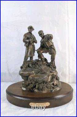 Rick Terry Lewis Clark Captains Big Sky Carvers Montana Bronze Statue #20/2450