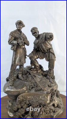 Rick Terry Lewis Clark Captains Big Sky Carvers Montana Bronze Statue #20/2450