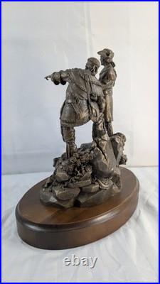 Rick Terry Lewis Clark Captains Big Sky Carvers Montana Bronze Statue #20/2450