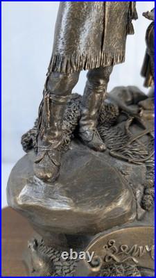 Rick Terry Lewis Clark Captains Big Sky Carvers Montana Bronze Statue #20/2450