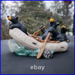 River Rafters BEARFOOTS Bear Jeff Fleming Big Sky Carvers LIMITED NUMBERED C413