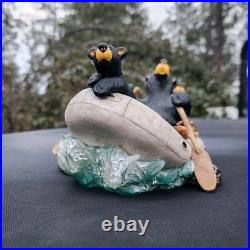 River Rafters BEARFOOTS Bear Jeff Fleming Big Sky Carvers LIMITED NUMBERED C413