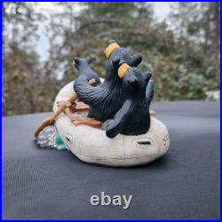 River Rafters BEARFOOTS Bear Jeff Fleming Big Sky Carvers LIMITED NUMBERED C413
