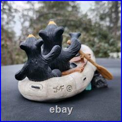River Rafters BEARFOOTS Bear Jeff Fleming Big Sky Carvers LIMITED NUMBERED C413