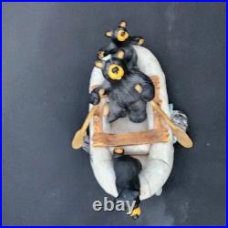 River Rafters BEARFOOTS Bear Jeff Fleming Big Sky Carvers LIMITED NUMBERED C413