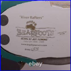 River Rafters BEARFOOTS by Jeff Fleming Big Sky Carvers LIMITED NUMBERED 8