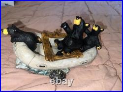 River Rafters BEARFOOTS by Jeff Fleming Big Sky Carvers LIMITED NUMBERED E8884