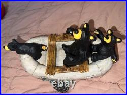 River Rafters BEARFOOTS by Jeff Fleming Big Sky Carvers LIMITED NUMBERED E8884