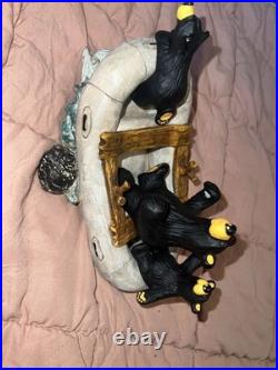 River Rafters BEARFOOTS by Jeff Fleming Big Sky Carvers LIMITED NUMBERED E8884