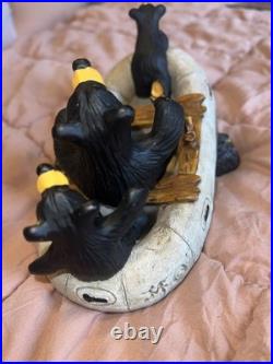 River Rafters BEARFOOTS by Jeff Fleming Big Sky Carvers LIMITED NUMBERED E8884