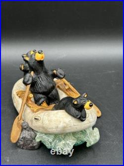 River Rafters BEARFOOTS by Jeff Fleming Big Sky Carvers Limited Numbered 8 Read