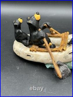 River Rafters BEARFOOTS by Jeff Fleming Big Sky Carvers Limited Numbered 8 Read