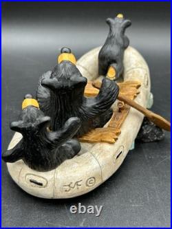 River Rafters BEARFOOTS by Jeff Fleming Big Sky Carvers Limited Numbered 8 Read