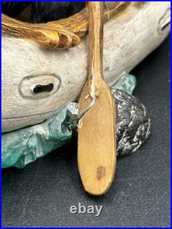 River Rafters BEARFOOTS by Jeff Fleming Big Sky Carvers Limited Numbered 8 Read