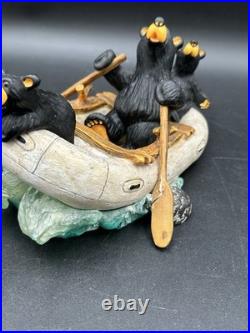 River Rafters BEARFOOTS by Jeff Fleming Big Sky Carvers Limited Numbered 8 Read