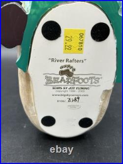 River Rafters BEARFOOTS by Jeff Fleming Big Sky Carvers Limited Numbered 8 Read