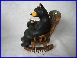 Rockin Bears Big Sky Carvers Montana Fleming NIB Ceramic Collector Figurine Lg