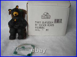 Rockin Bears Big Sky Carvers Montana Fleming NIB Ceramic Collector Figurine Lg