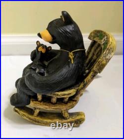 Rockin Bears Big Sky Carvers Montana Jeff Fleming New Collector Figurine 6 Tall