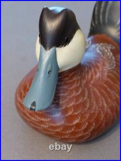 Ruddy Duck DECOY by BIG SKY Carvers of Montana Signed by PARKE GOODMAN