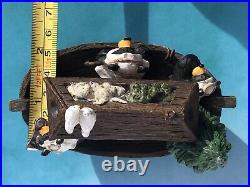 S. S. Ark Bearfoots Big Sky Carvers rare Bear Figurine Noah's Ark