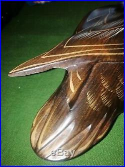 SOLID WOOD CARVING of GOOSE. From BIG SKY CARVERS. MASTERS EDITION