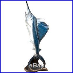 Sailfish Airborne Fish Billfish Big Sky Carvers Stonecast Sculpture NIB