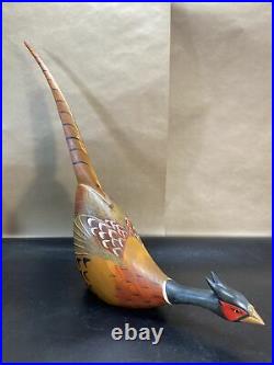 Scarce Big Sky Carvers Pheasant Hindley Collection 21 Long Beautifully Detailed