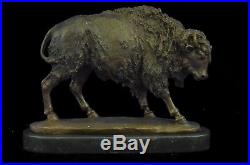 Sculpture Statue Big Sky Carvers American Icon Bison Buffalo Cast Kauba Bronze